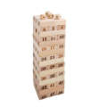 48-Piece Educational Wooden Building Block Set With 4 Wooden Dice AY-153