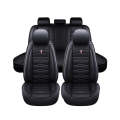 5Pcs Of Universal PU Leather Car Seat Cover 68253-59 BLACK