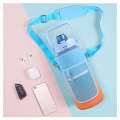 2L Water Bottle Pouch with Shoulder Strap YJ-158 BLUE AND ORANGE