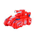 Children's Automatic Deformation Tank Car WJ-514 Red