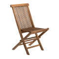 Outdoor Indo Teak Wooden Folding Armless Chair OG001FC-O