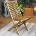 Outdoor Indo Teak Wooden Folding Armless Chair OG001FC-O