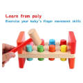 Wooden Pounding Bench Toy with Mallet hammering Block Punch -YG-221