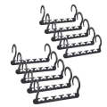 10 Pack Multifunctional Space Saver Plastic Clothes Hanger F34-8-229