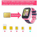 4G Smartwatch with GPS Tracker For Kids A36H PINK