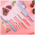 6 Pieces Colored Kitchen Knives Sets AD-253