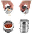 Kitchen Stainless Condiment Bottle and Spice Rack Set - 6 Pcs IB-35