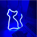 Cat LED Decorative Sign Light FA-A18 Blue