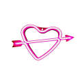 Cupid's Bow Shape Neon Light Romantic LED FA-A29