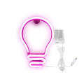 Bulb Shape Decorative LED Sign Light FA-A45 Pink