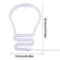 Bulb Shape Decorative LED Sign Light FA-A45 Pink