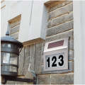 Solar Powered House Address Number Plate PI-5