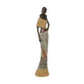 34cm African Lady Standing Corn -JAN11U1