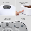 Versatile Antibacterial Pet Feeding Bowl With LCD Display AJ-5
