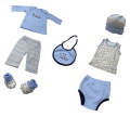 0-6months 7pcs Baby Gift Set Clothing MY-500 BLUE