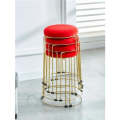 Modern Round Luxury Stackable Bar Stool 712012 RED