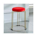Modern Round Luxury Stackable Bar Stool 712012 RED