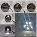 Round Adaptive LED Headlight Beam