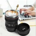 Camera Lens Coffee Mug with Lid IF-7