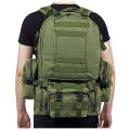 Tactical Backpack with 3 Detachable Molle Bags CF-75 GREEN