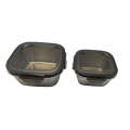 2 Pcs Stainless Steel Food Containers F49-8-659