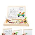 Animals Drawing Writing Magnetic Puzzle Drawing Board F47-72-14-Boy
