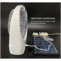 6 in 1 Solar Powered 8'' Fan with LED Lamp GD-8028