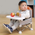 Foldable Feeding Baby Chair With Detachable Tray-MU-5-GREY