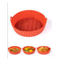 Silicone Air Fryer Basket Red