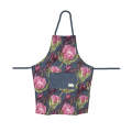 Floral Full-size Women Apron G2092 Grey Pink