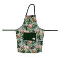 Floral Full-size Women Apron G2092 Green Leaves