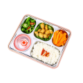 5 Compartment Stainless Steel Large Lunch Box Container - SUS304