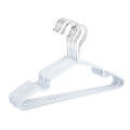 10-Piece Non-Slip Clothes Hangers White