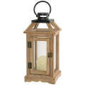 30cm Wooden Lantern with a Handle -WIL16U1