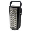 Auto Mode & Built-in Plug Rechargeable LED Emergency Light Q-LED24S BLACK