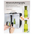 50cm Portable LED Studio Photo Box with LED Lights & 3 Waterproof Backdrops