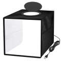 60cm Portable LED Studio Photo Box with LED Lights and 3 Backdrops
