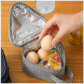 Insulated Mini Triangular Thermal Lunch Bag -AD-498 GREY