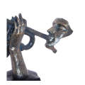 32cm Man with Trumpet Sculpture-OAC25U1