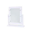 Single Sided Square Shaped Cosmetic Vanity Mirror with 6 Bulbs-C46-8-476