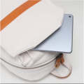 Genuine Leather and Canvas Backpack/Laptop Bag YU-888790
