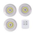 Set Of 3 Dimmable LED Light With Remote Control PD-46