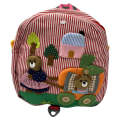 Kid's School Bags With Cute Cartoon Bear -G57 RED AND WHITE
