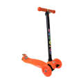 Height Adjustable Kids Scooter with LED Light Up Wheels F47-81-12 ORANGE