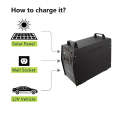 1000W Portable Solar Power System UPS with a 100W Folding Solar Panel