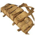 Multifunctional Outdoor Chest Tactical Vest SYF-016 BROWN