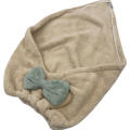 Hair Towel Absorbent Dry Cap - BROWN