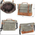 15" Multi Use Canvas Laptop Bag and Messenger Bag YU-2008-1