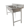 Double Bowl Sink - 1700mm x 700mm x 900mm High - RHS Work Area
