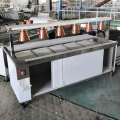 COMMERCIAL BAIN MARIE FOOD WARMER WITH LAMPS  -  1900mm x 700mm x 900mmH